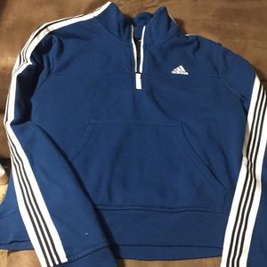 Womens Adidas cropped sweatshirt size medium